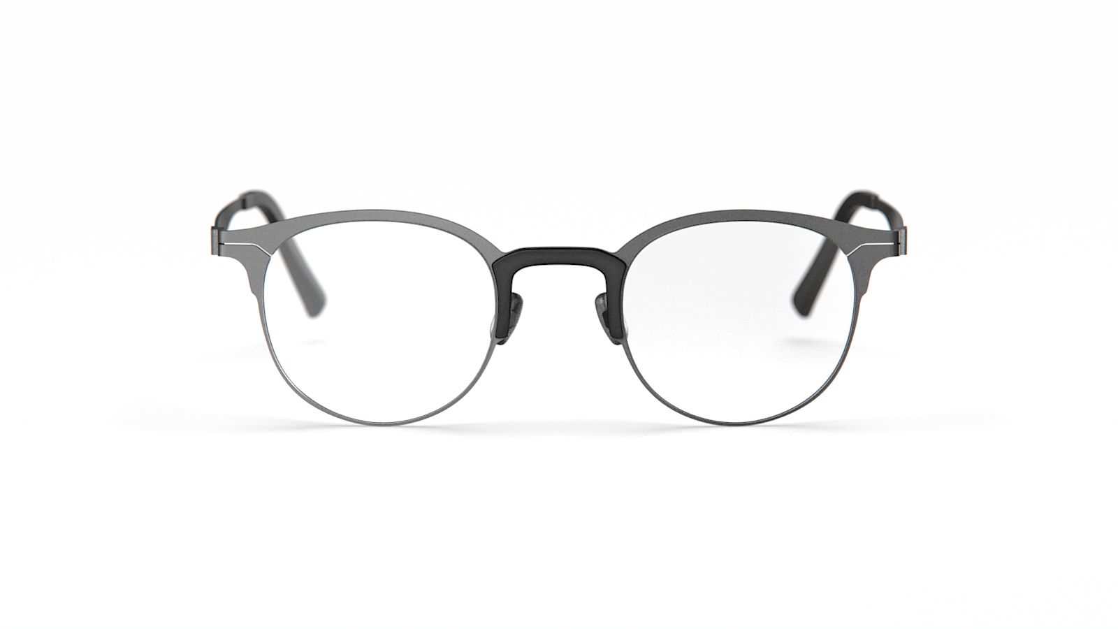 Neptune eyewear frame, Gunmetal